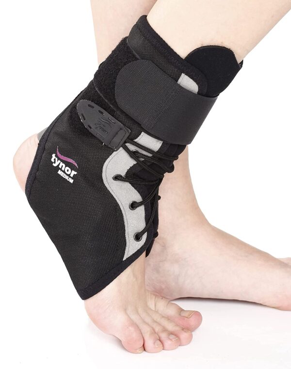 tynor Ankle Brace, Black, Large, S,M,XL
